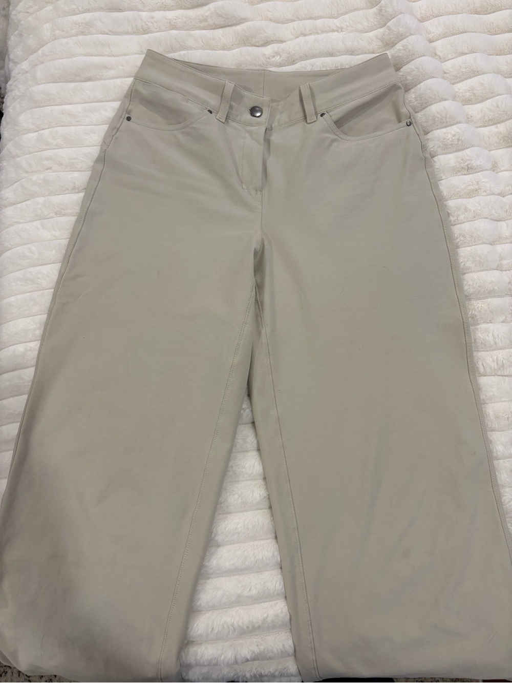 lululemon athletica Wide-Leg Pants in Light Taupe